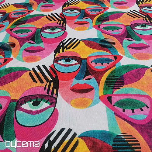 Máscaras de tela decorativas