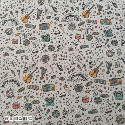 Tela decorativa Música