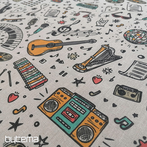 Tela decorativa Música