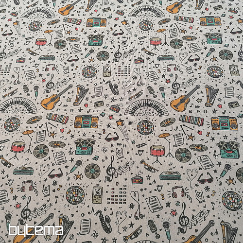 Tela decorativa Música