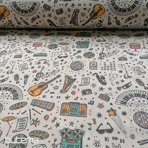 Tela decorativa Música