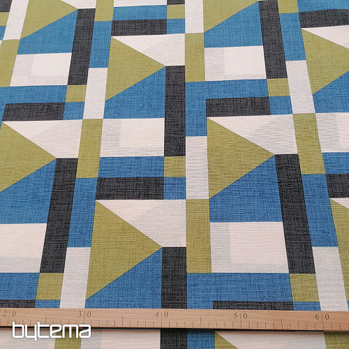 Tela decorativa Geo azul