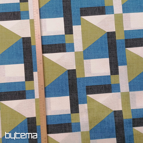 Tela decorativa Geo azul