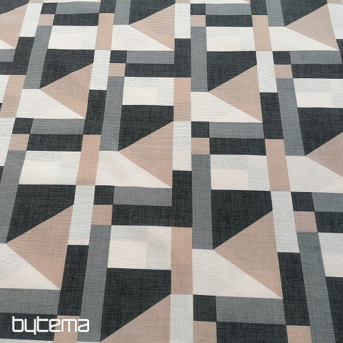 Tela decorativa Geo gris