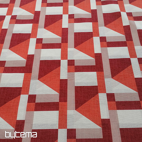Tela decorativa Geo rojo