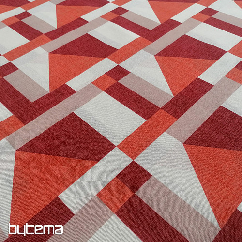 Tela decorativa Geo rojo