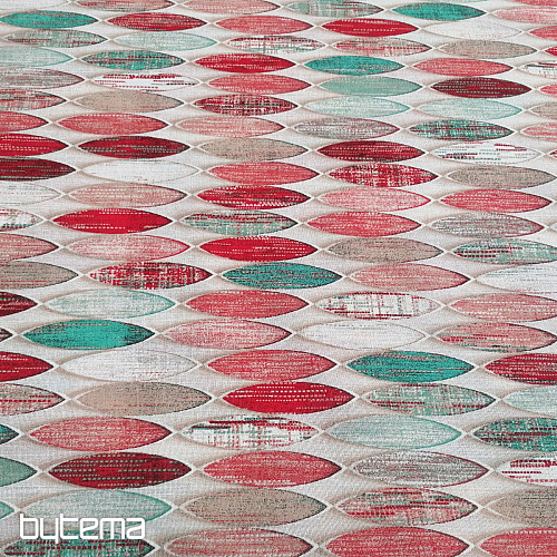Tela decorativa Surf rojo-turquesa