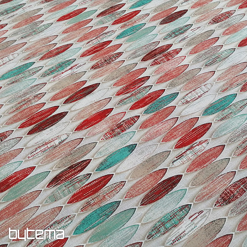 Tela decorativa Surf rojo-turquesa