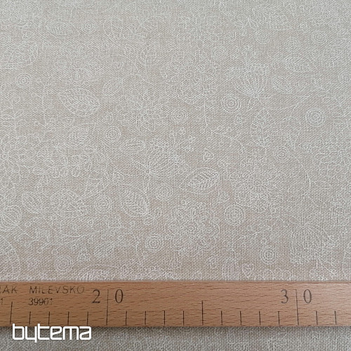 Tela decorativa Flores neón blanco