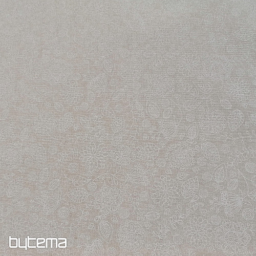 Tela decorativa Flores neón blanco