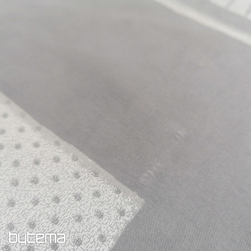 Cortina voile cubo gris beige 180