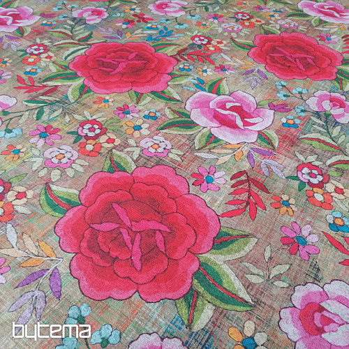 Tela decorativa Flores Manila 280 cm