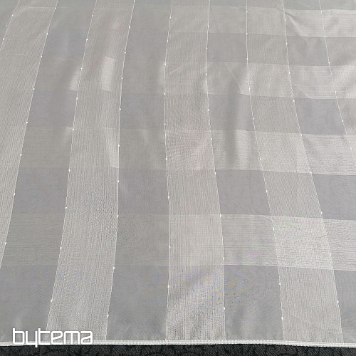 Cortina voile 5533 cubos blanco