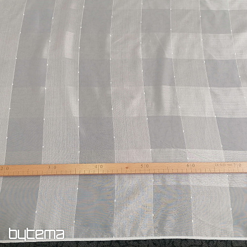Cortina voile 5533 cubos blanco