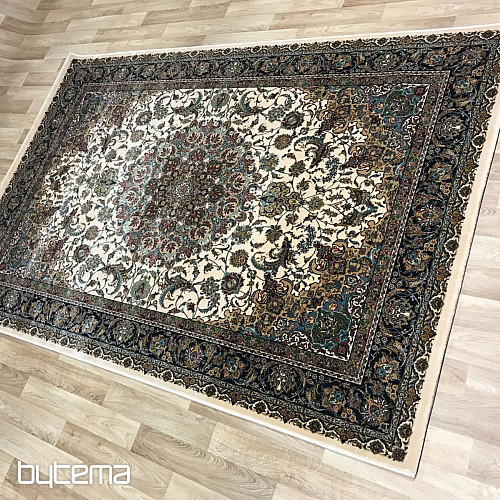 Alfombra acrílica de lujo RAZIA 5503 marrón / blanco