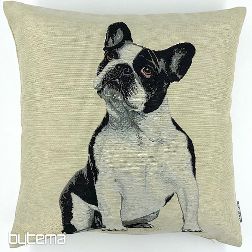Funda de cojín tapiz PERRO BULLDOG