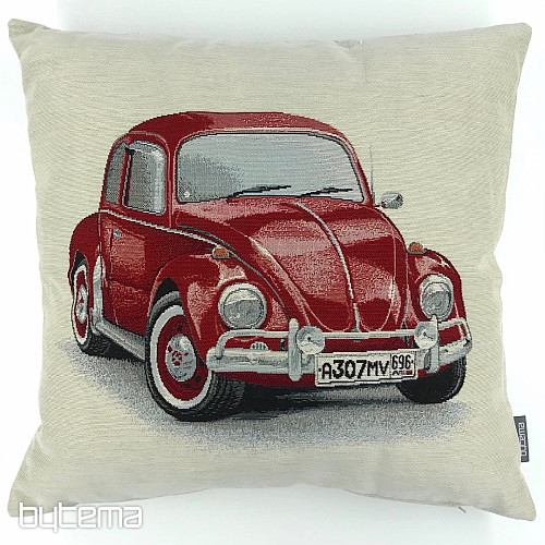 Funda de cojín tapiz VW BEETLE ROJO