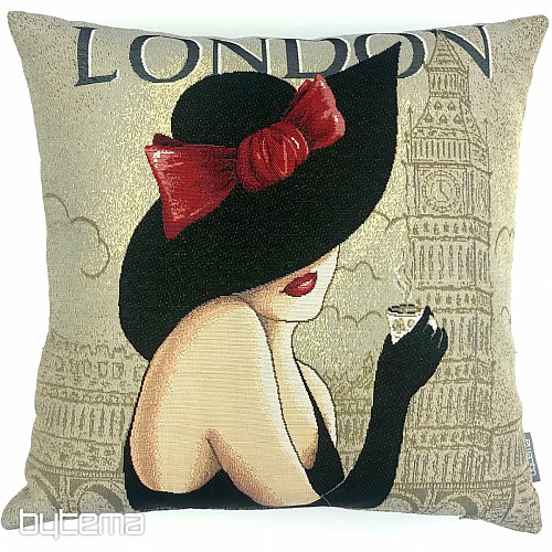 Funda de cojín tapiz LADY LONDON