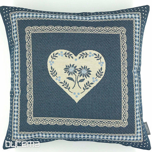 Funda de cojín Gobelino COUNTRY ROOM azul