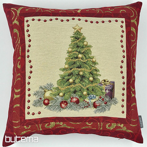 Funda de almohada decorativa navideña ÁRBOL EN UN MARCO