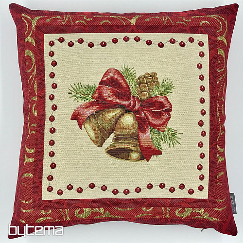 Funda de almohada decorativa navideña BELL IN A FRAME