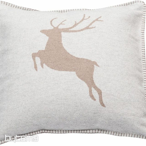 SYLT JELEN - funda de almohada gris claro st. gris