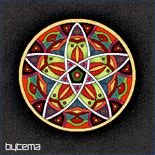 Funda de cojín tapiz MANDALA 1