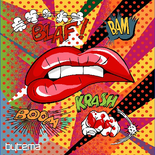 Funda de cojín tapiz COMICS LABIOS
