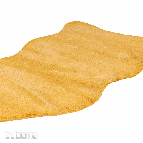 Alfombra moderna COZY 500 oro/amarillo