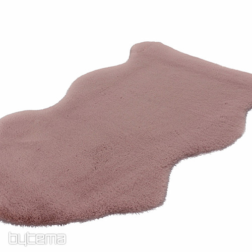 Alfombra moderna COZY 500 rosa empolvado