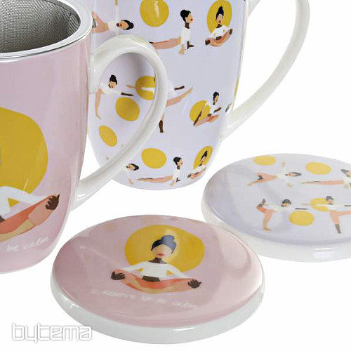 Juego de té con colador Joga 325 ml