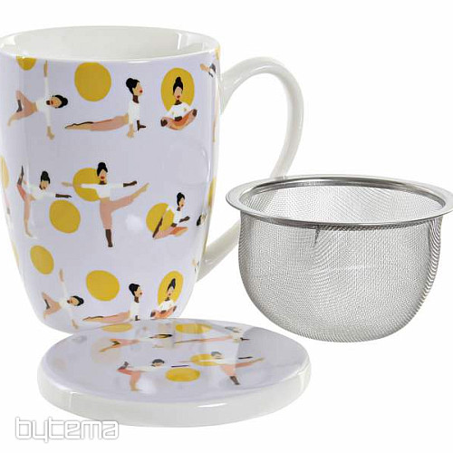 Juego de té con colador Joga 325 ml