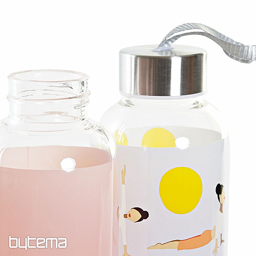 Botella de cristal YOGA 550 ml