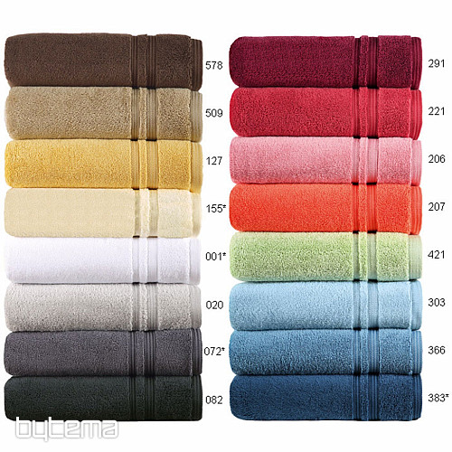 Toalla de lujo y toalla de baño MANHATTAN GOLD 127 ocre
