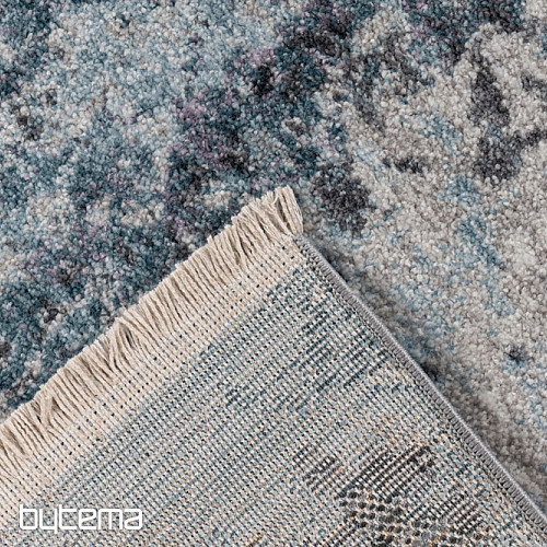 Alfombra moderna MEDELLIN 400 plata / azul