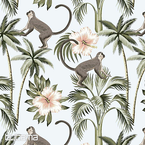 Tela decorativa AMERICA monos