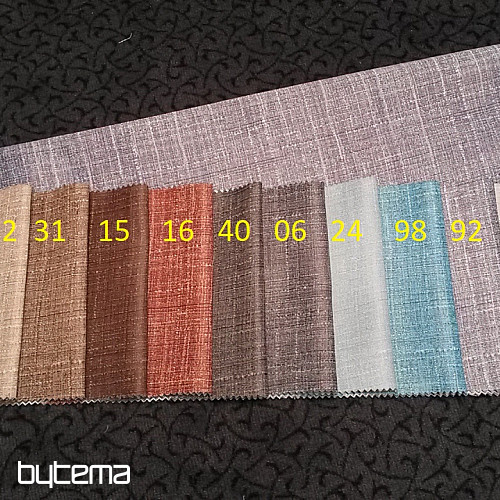 Tela decorativa DIMOUT para cortinas marrón 15