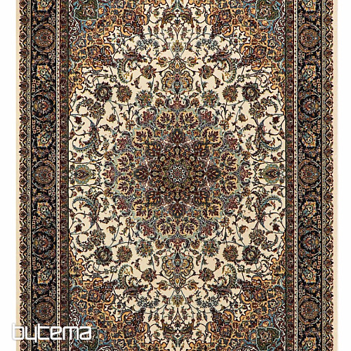 Alfombra acrílica de lujo RAZIA 5503 marrón / blanco