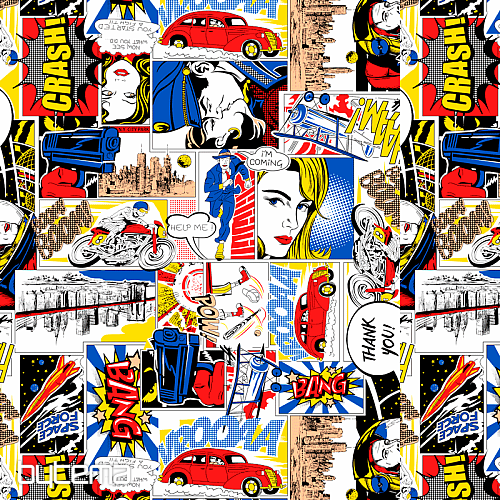 Tela decorativa KOMIKS ROY