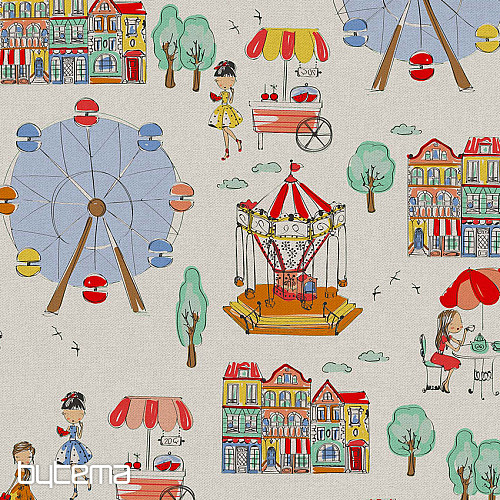 Tela decorativa VERANO estampado digital
