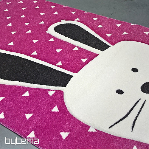 Alfombra infantil PASTEL Conejito rosa