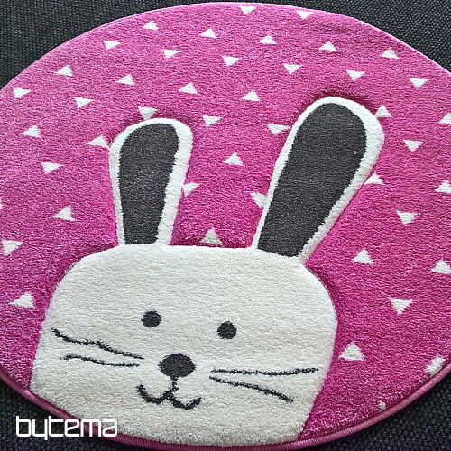 Alfombra infantil PASTEL Conejito rosa