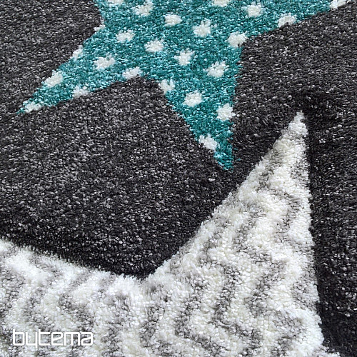 Alfombra redonda infantil PASTEL Estrellas